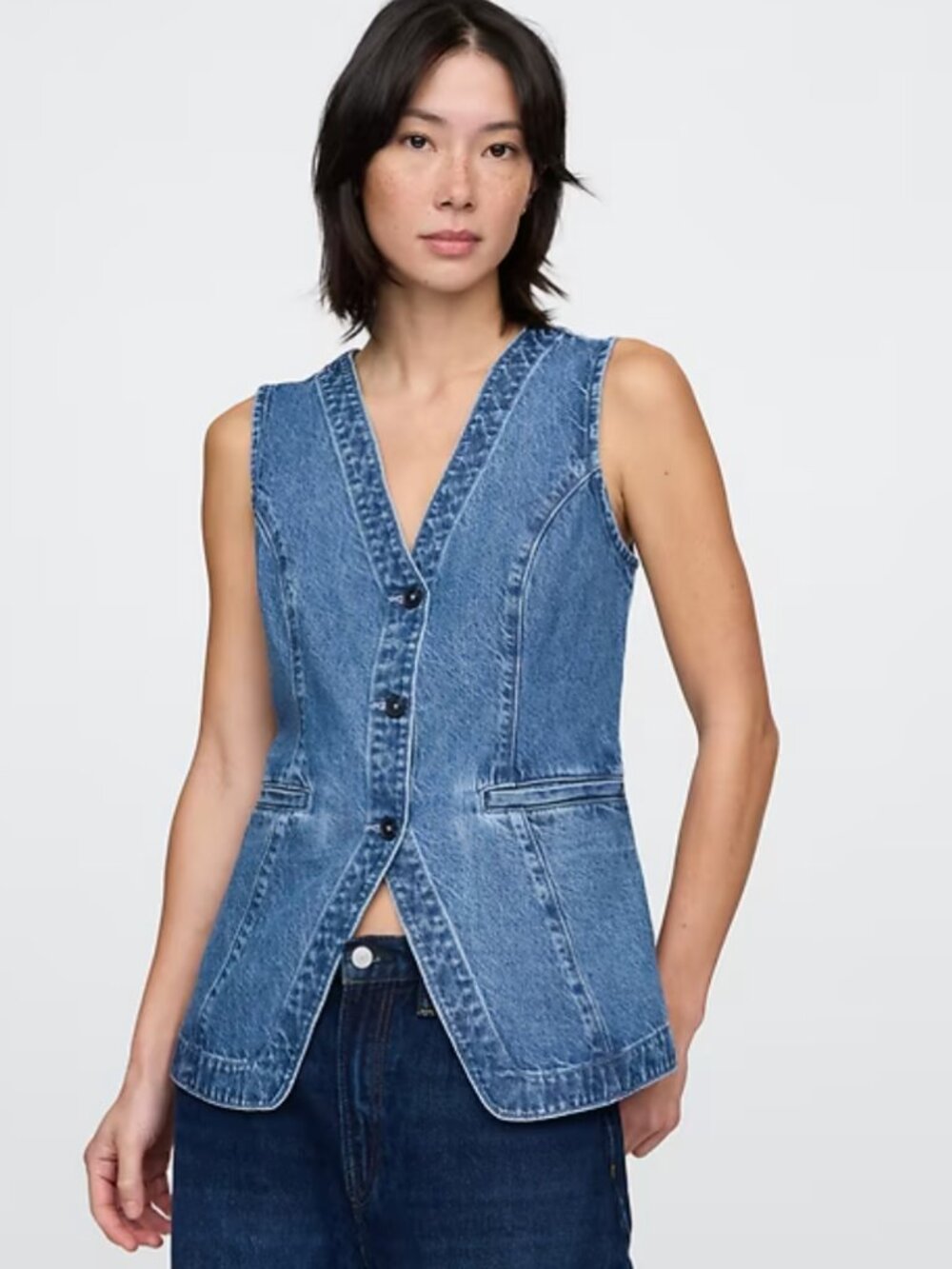 NWT Gap Denim Vest, size XL